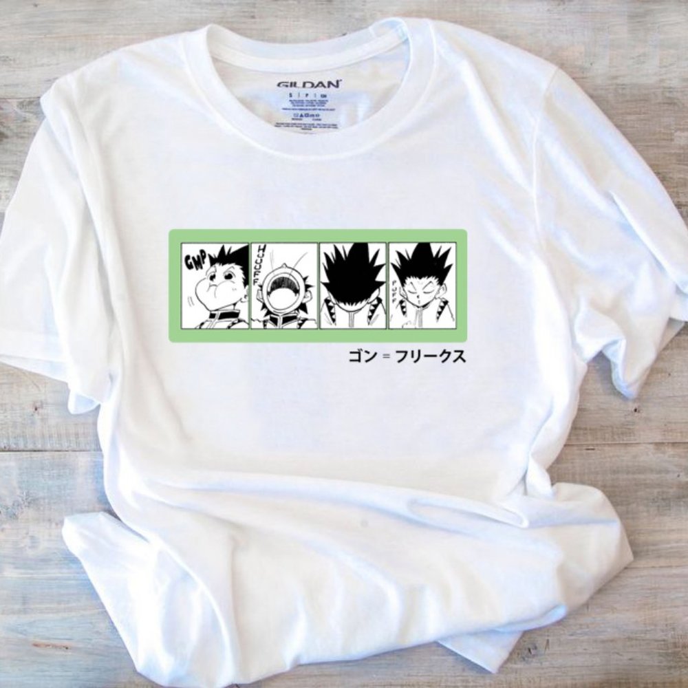 Gon Hunter X Hunter Manga Strip T-Shirt